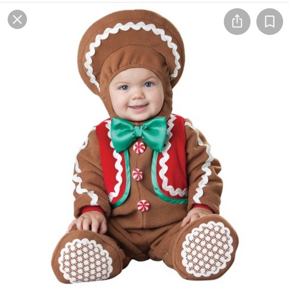 In character, sweet gingerbaby costume - Picture 3 of 6
